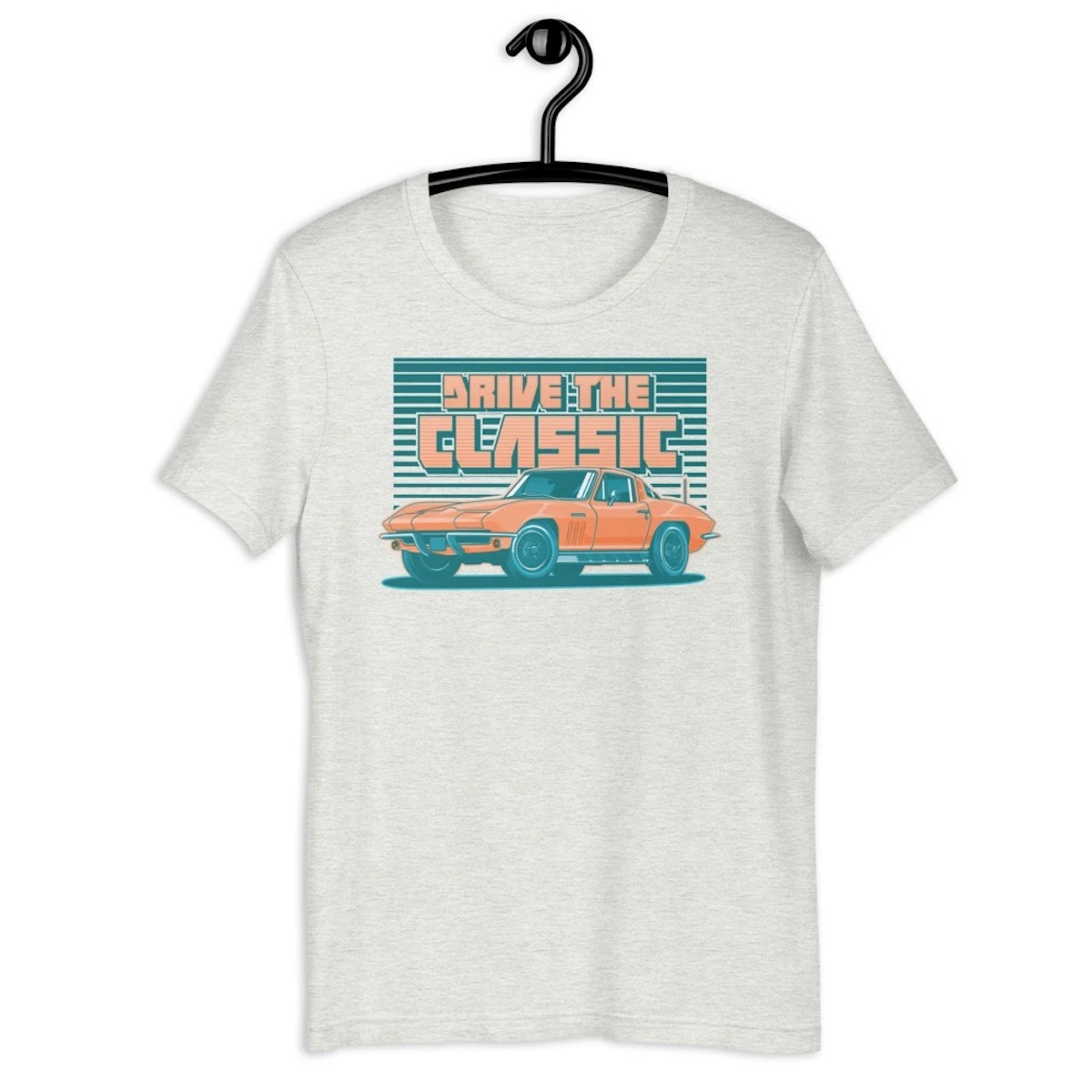 The 1963 C2 Corvette “Drive the Classic” shirt, available on 100MPH for $29.95 USD