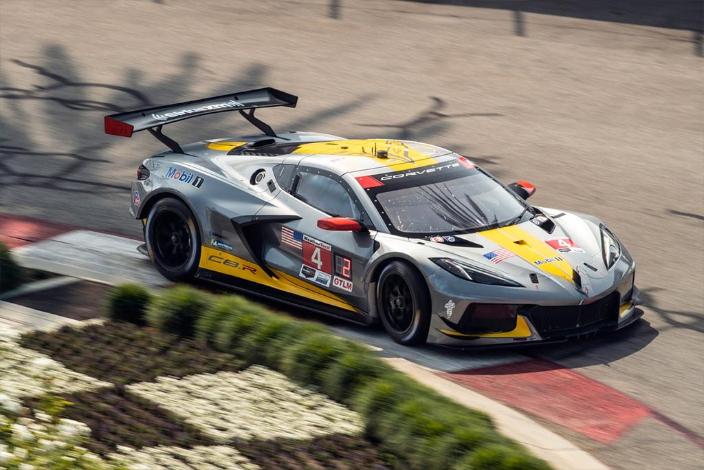 The No. 4 of Tommy Milner and Nick Tandy secured GTLM's top-spot on the podium at yesterday's Acura Grand Prix at Long Beach.