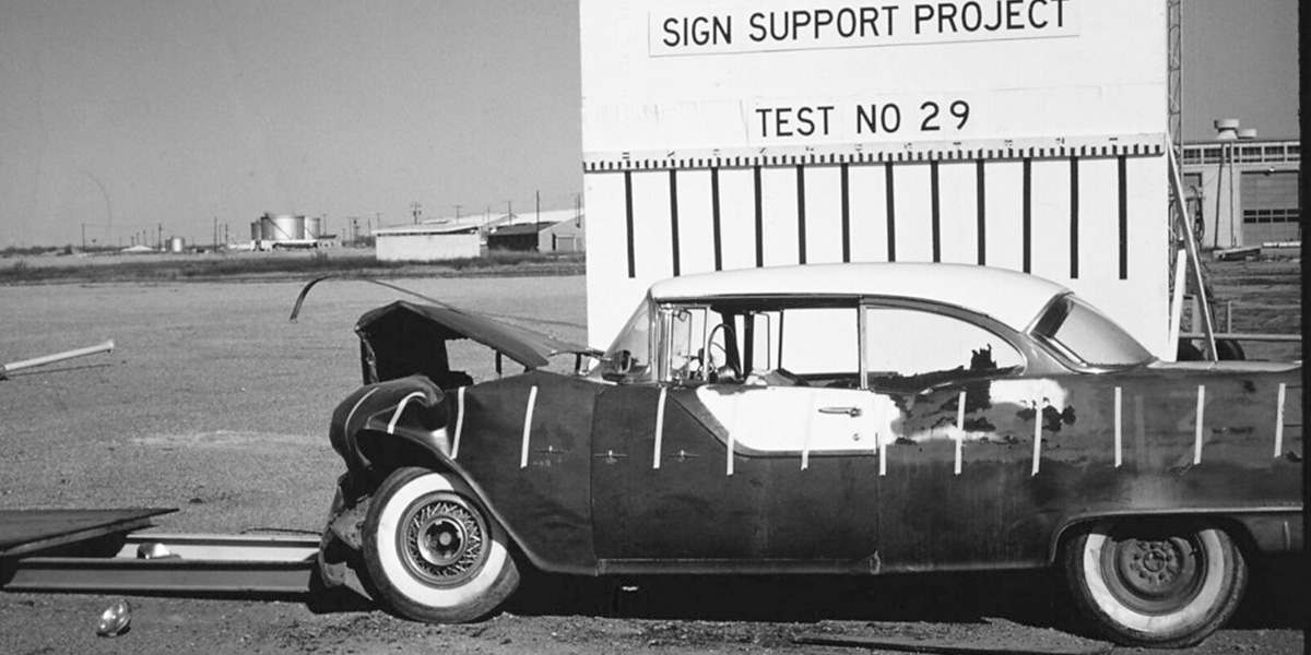 1950s crash test Texas Transportation Institute