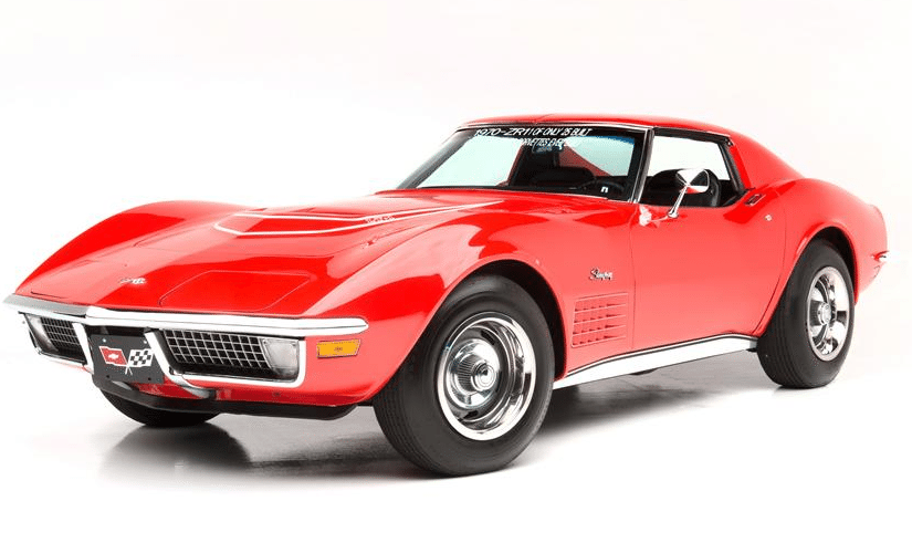 Red 1970 Corvette C3 ZR1