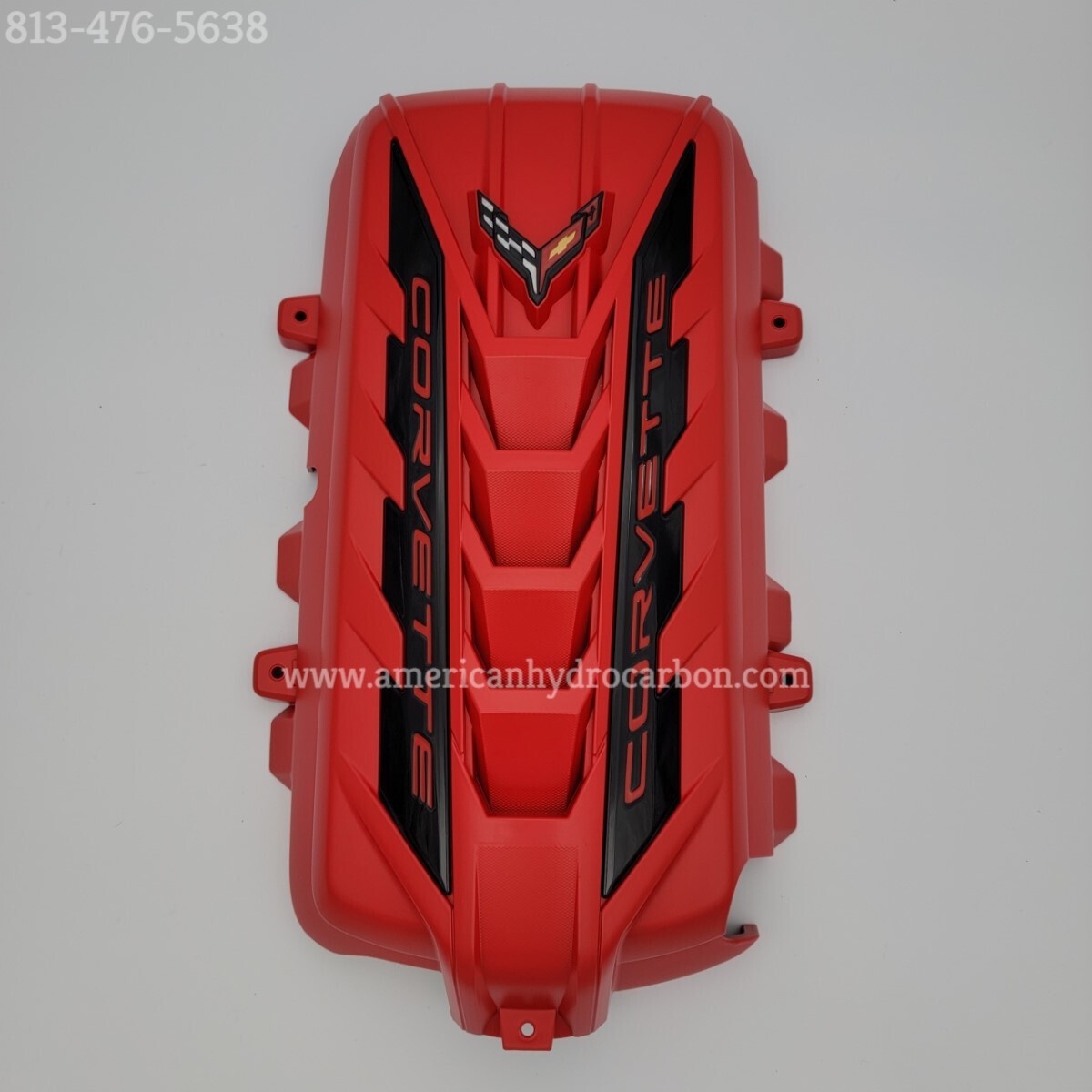 Torch Red C8 Corvette Engine Cover by American Hydrocarbon