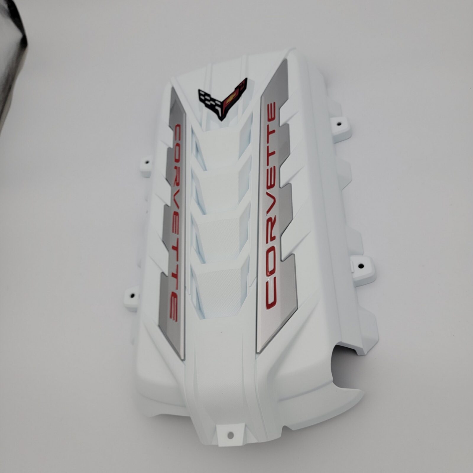 C8 Corvette Arctic White Engine Cover by American Hydrocarbon
