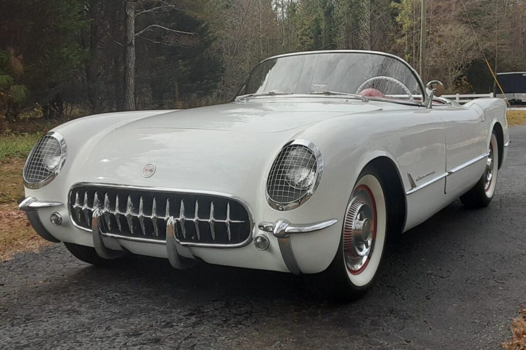 For sale: A 1954 Chevy Corvette.