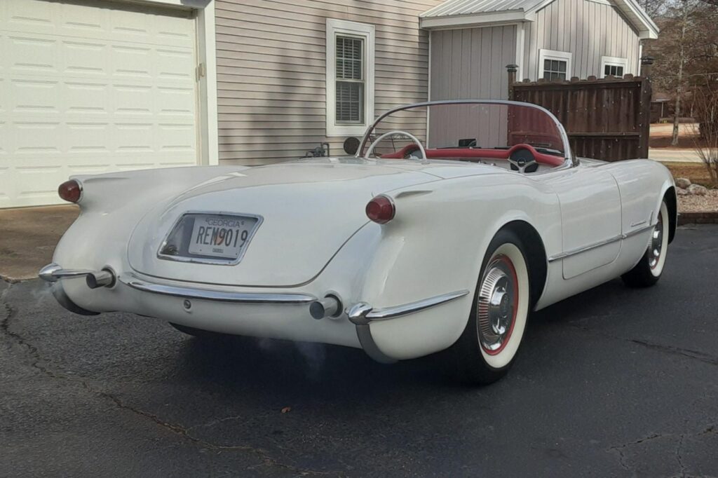 FOR SALE: A 1954 Chevrolet Corvette.
