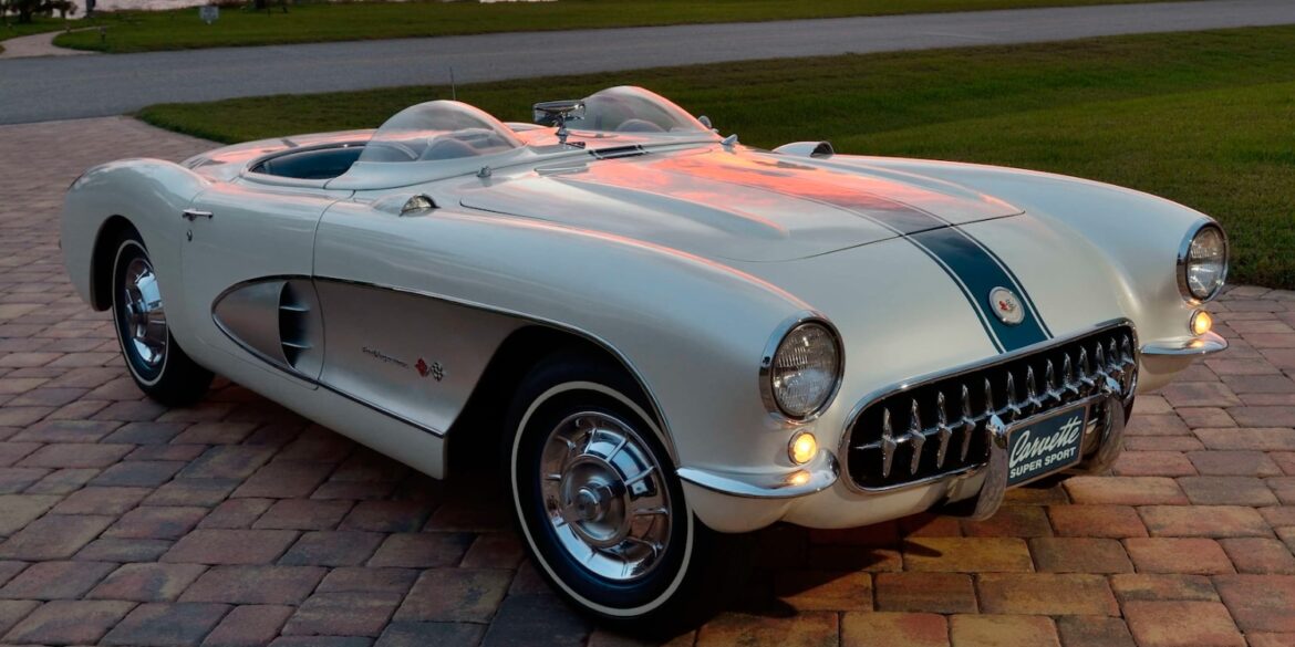 The 1957 Corvette Super Sport first introduced by GM at the New York International Auto Show in 1957.