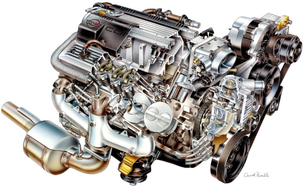 1992 LT1 5.7L 350CI V8 engine
