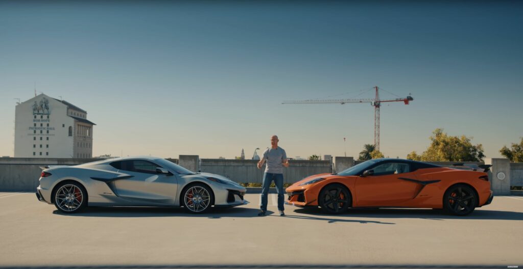Top Gear with two Corvette C8 Z06's!