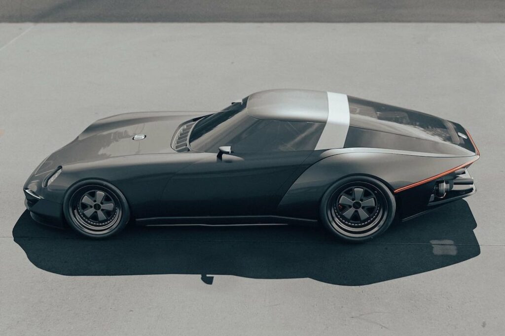 While it awaits an official name, the Porsche Zero Two is a fusion of the 911 and the third-generation Chevy Corvette all rolled into one incredible-looking automobile.