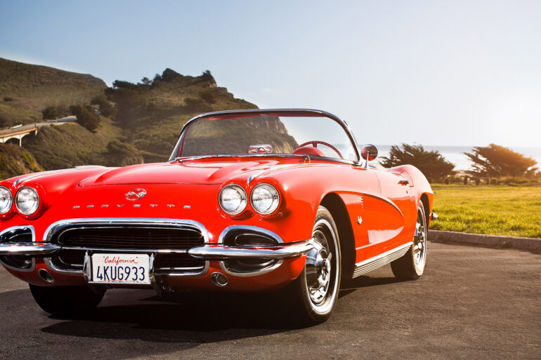 Awesome Shot Of A 1962 Chevrolet Corvette