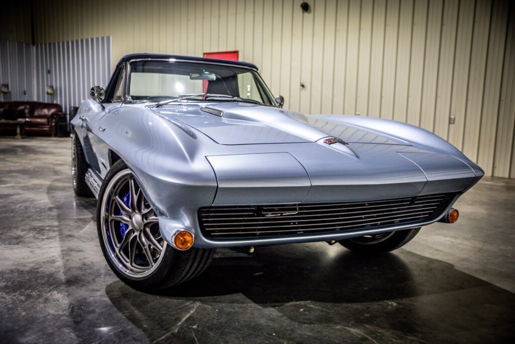 Check out this incredible 1963 Corvette Sting Ray Restomod convertible!