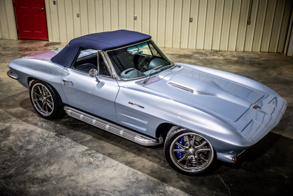 Check out this incredible 1963 Corvette Sting Ray Restomod convertible!