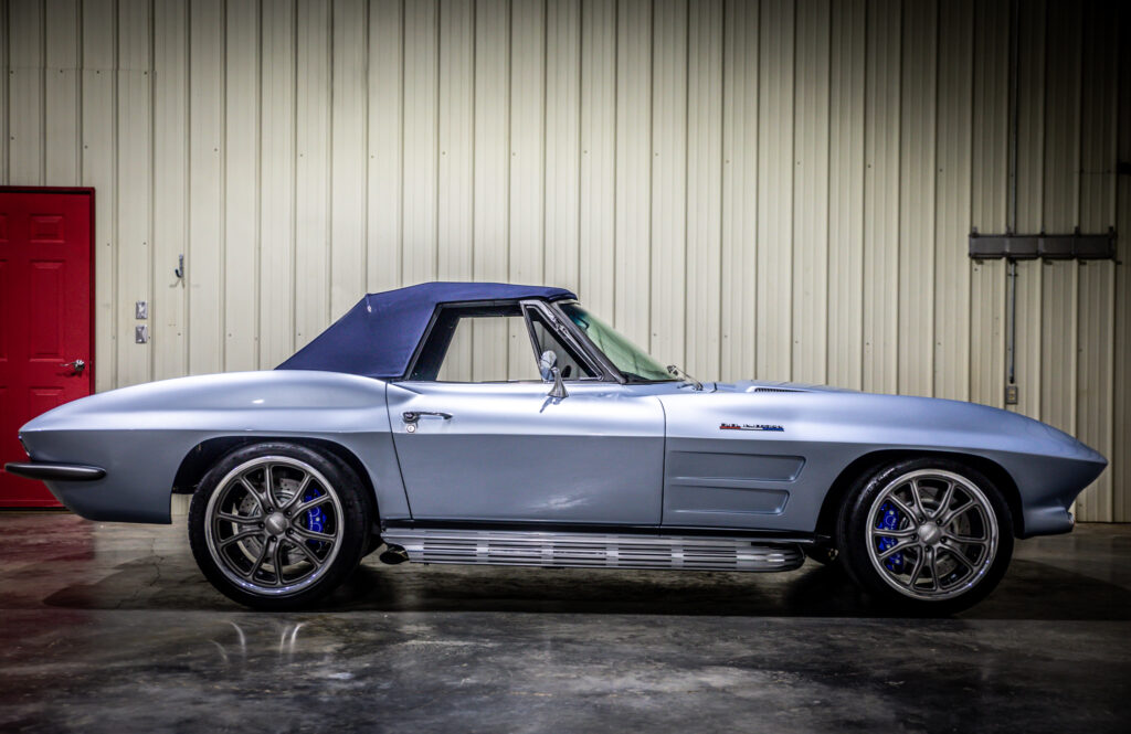 Check out this incredible 1963 Corvette Sting Ray Restomod convertible!