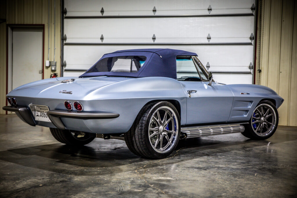 Check out this incredible 1963 Corvette Sting Ray Restomod convertible!