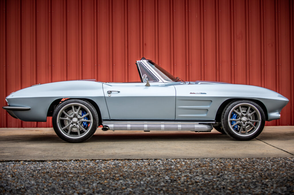 Check out this incredible 1963 Corvette Sting Ray Restomod convertible!