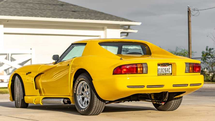 The taillights are reminiscent of the original Viper, as is the extended rear fascia and fender assembly. Still, its not really fooling anyone.