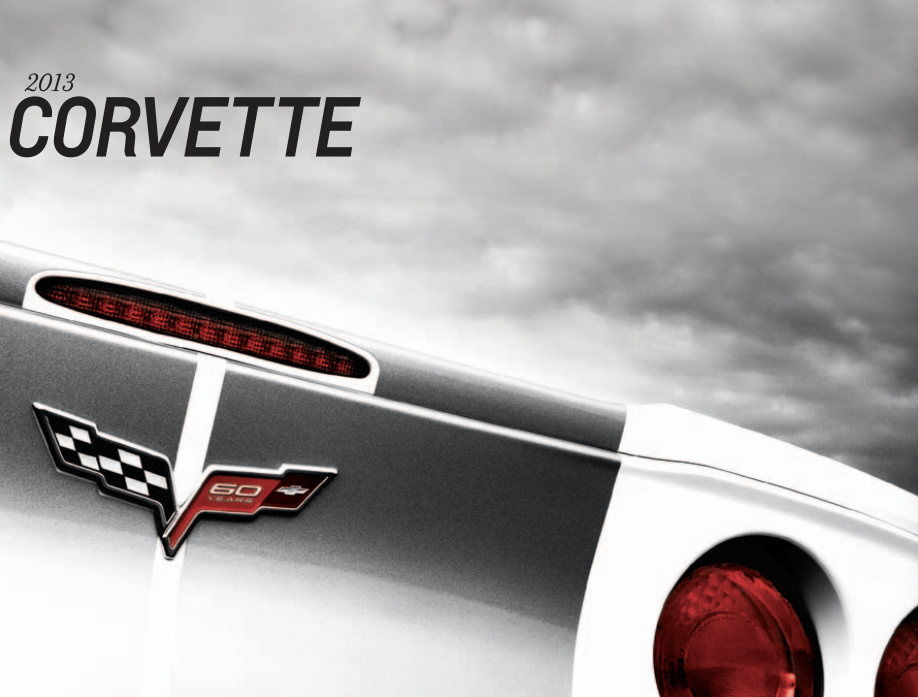 2013 Corvette Sales Brochure