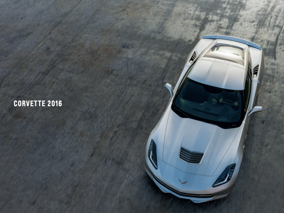 2016 Corvette Sales Brochure
