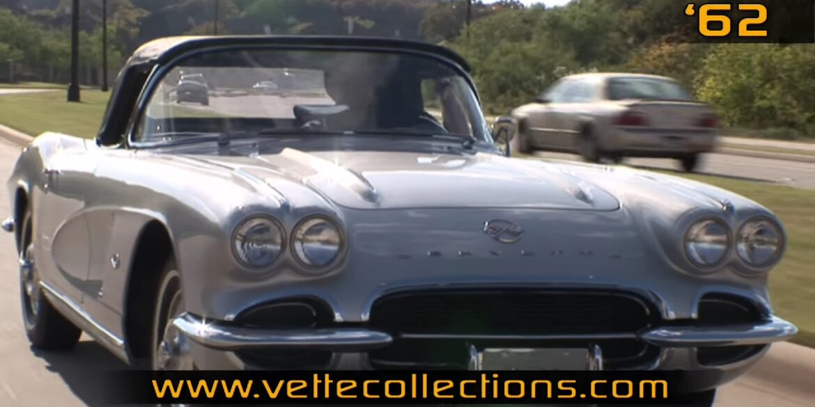 The 1962 Chevrolet Corvette Looks Very Sleek In Silver
