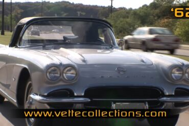 The 1962 Chevrolet Corvette Looks Very Sleek In Silver