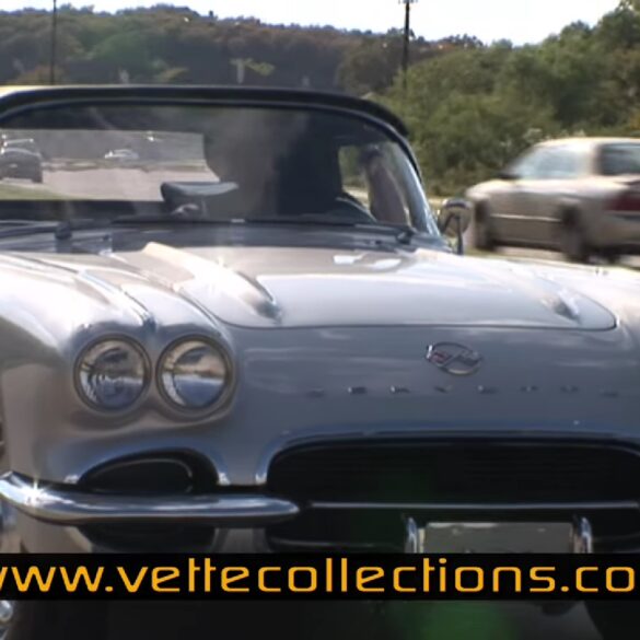 The 1962 Chevrolet Corvette Looks Very Sleek In Silver