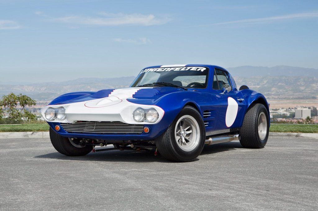 Blue and White 1963 Grand Sport Corvette