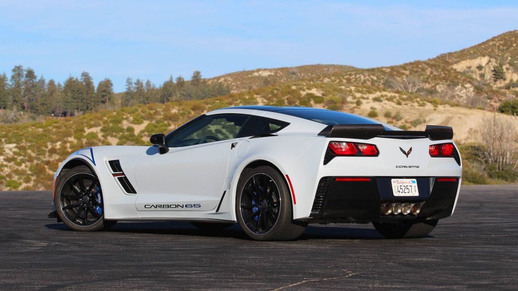 2018 White Grand Sport Carbon 65 Edition Corvette