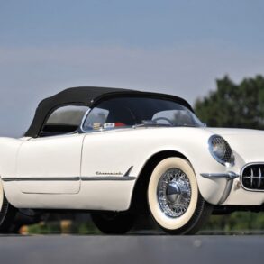 White C1 1953 Corvette Roadster