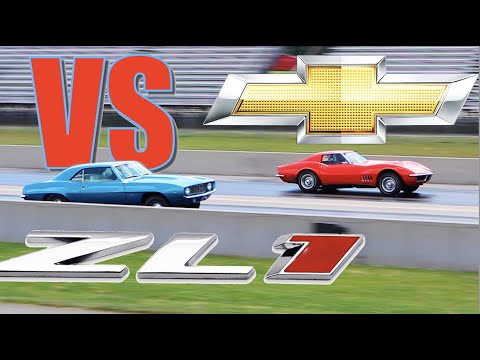 Drag Race: 1969 Corvette 427 L88 vs 1969 Camaro 427 ZL1