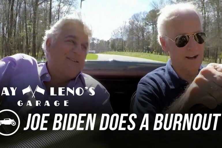 President Joe Biden Takes His Corvette Stingray For A Spin