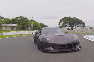 How Does A Wide Body 2017 Corvette Drift?