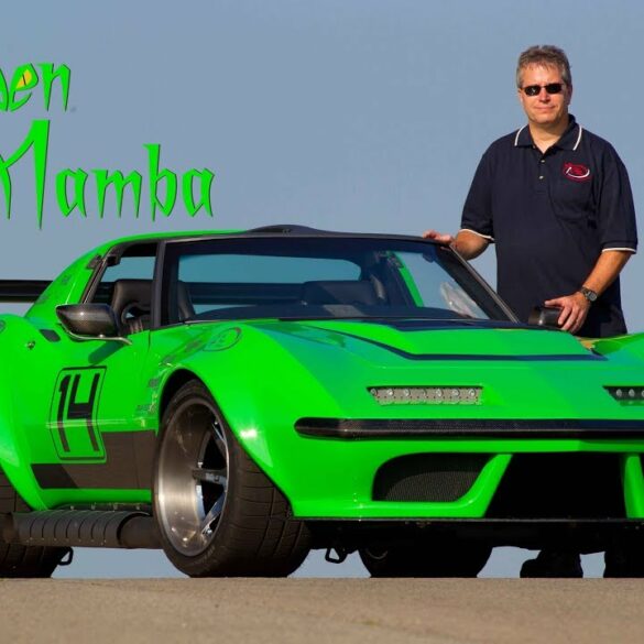 The Story Behind This 'Green Mamba' Corvette