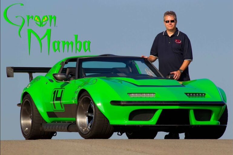 The Story Behind This 'Green Mamba' Corvette