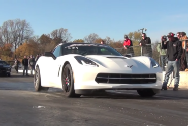 A 2014 C7 Corvette Z51 Showing Its True Potential On A Drag Strip