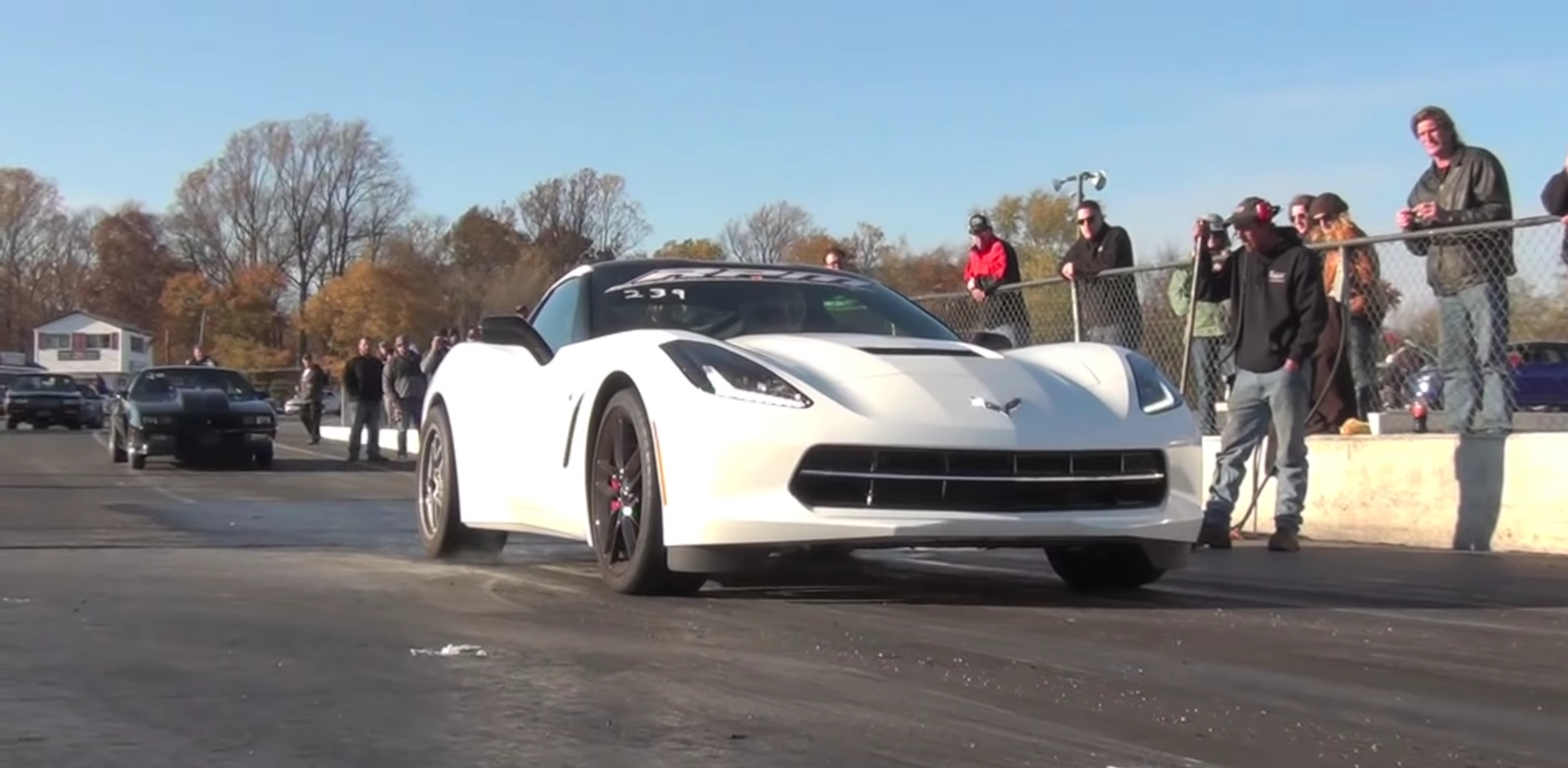 A 2014 C7 Corvette Z51 Showing Its True Potential On A Drag Strip