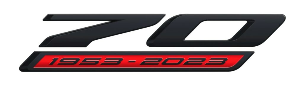 2023 Corvette 70th Anniversary Edition exterior badging