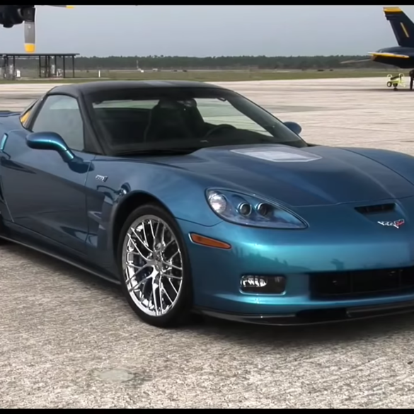 2009 Corvette ZR1 vs F/A-18 Hornet Fighter Jet