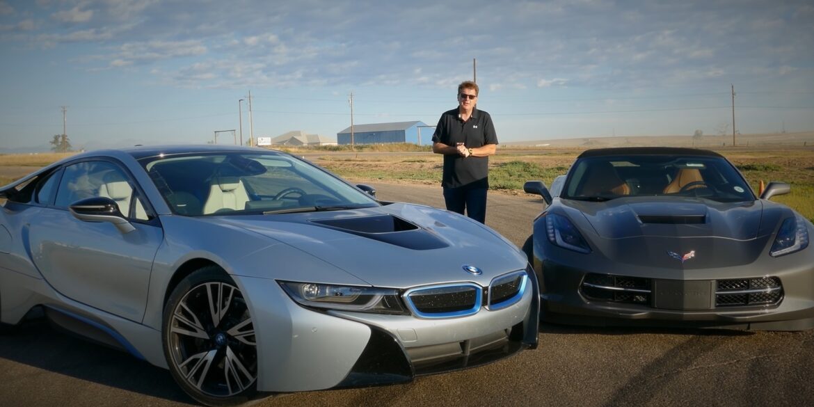 Drag Race: 2015 Chevy Corvette Stingray vs BMW i8