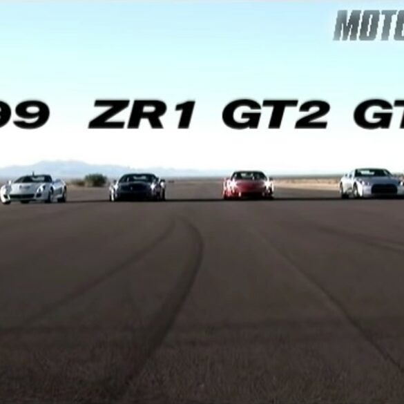 The 2009 Corvette ZR1 Is The Drag Race King