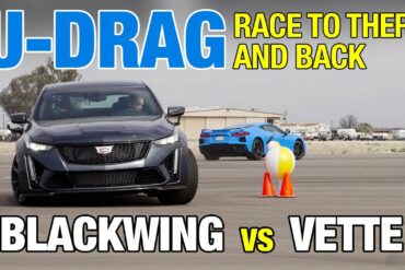 U-Drag Series: 2020 Chevrolet Corvette C8 vs. 2022 Cadillac CT5-V Blackwing