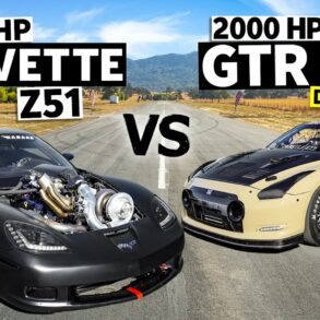 The Ultimate Horsepower Race: 2005 Corvette Z51 vs. 2009 Nissan GTR Kimbo