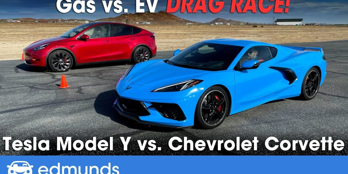 Drag Race: 2020 Chevy Corvette vs. 2020 Tesla Model Y