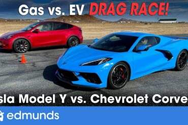 Drag Race: 2020 Chevy Corvette vs. 2020 Tesla Model Y