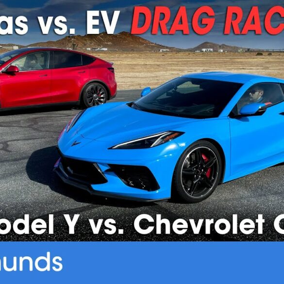 Drag Race: 2020 Chevy Corvette vs. 2020 Tesla Model Y