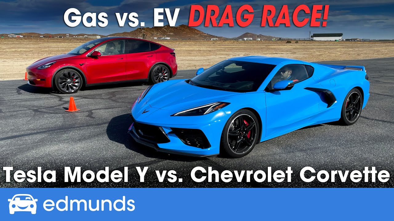 Drag Race: 2020 Chevy Corvette vs. 2020 Tesla Model Y