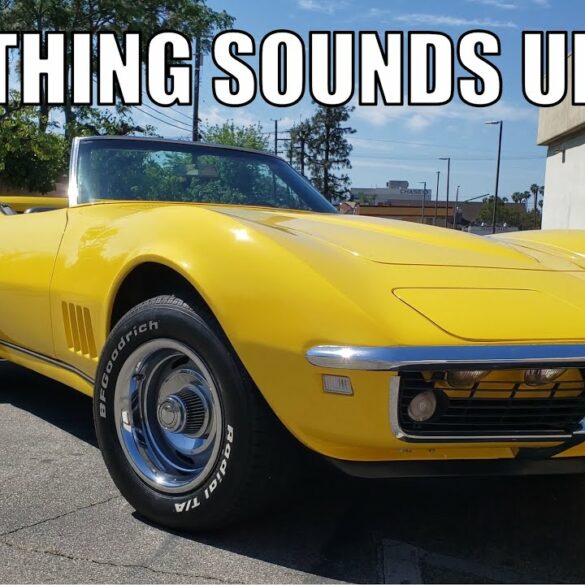 Cruising The Streets On A 1968 Chevrolet Corvette