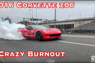 2016 Corvette Z06 Burnout Smoke That Covers Almost The Entire Block