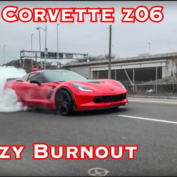 2016 Corvette Z06 Burnout Smoke That Covers Almost The Entire Block