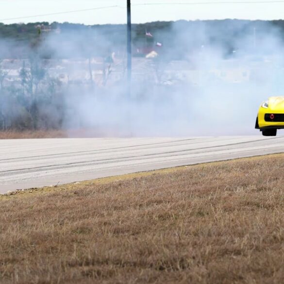 Drifting In A C7 Corvette Z06