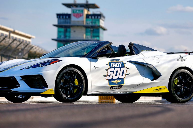 Corvette of The Day: 2021 Chevrolet Corvette Stingray Convertible Indy 500 Pace Car