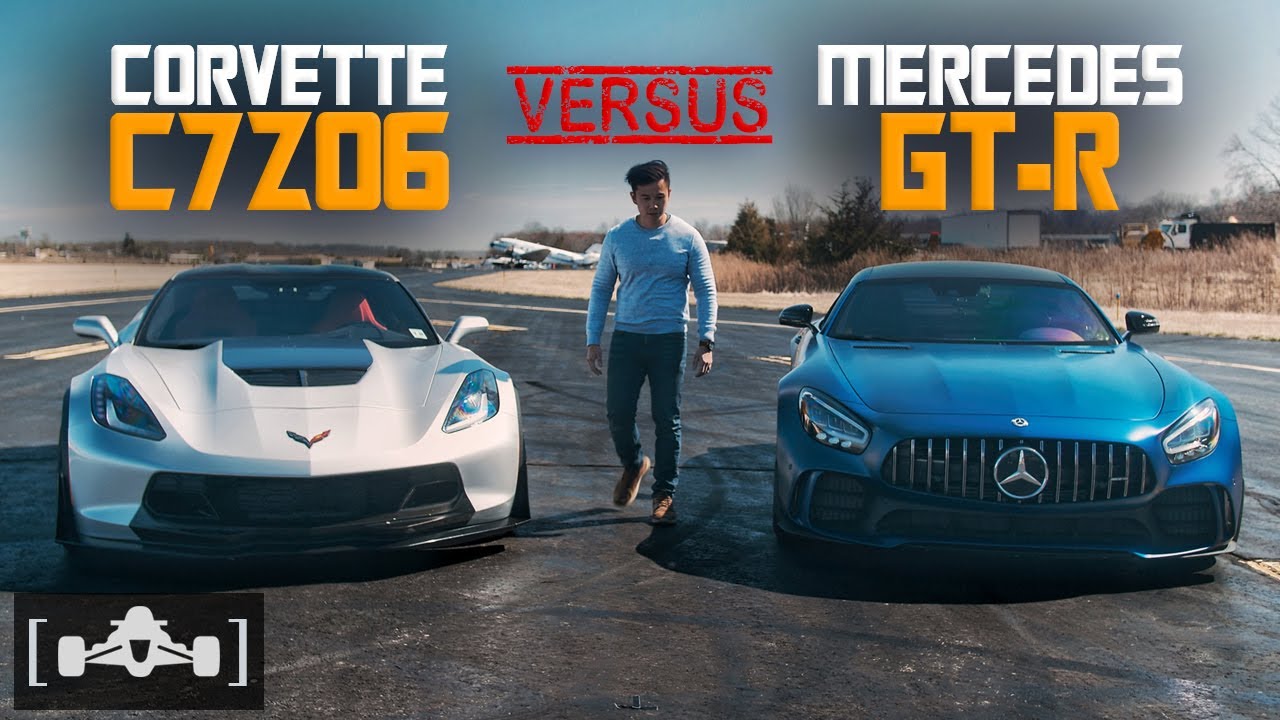 2019 Corvette Z06 American Muscle Meets German Engineering 2020 Mercedes AMG GTR